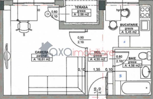 Apartament 1 camere de vanzare in Cluj-napoca, cartier Gheorgheni