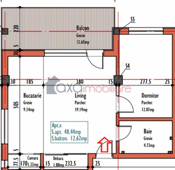 Apartament 2 camere de vanzare in Cluj-napoca, cartier Marasti