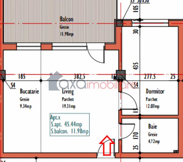 Apartament 2 camere de vanzare in Cluj-napoca, cartier Marasti