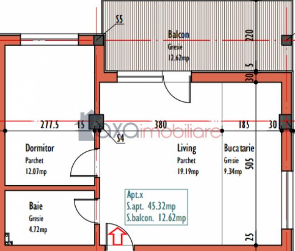 Apartament 2 camere de vanzare in Cluj-napoca, cartier Marasti