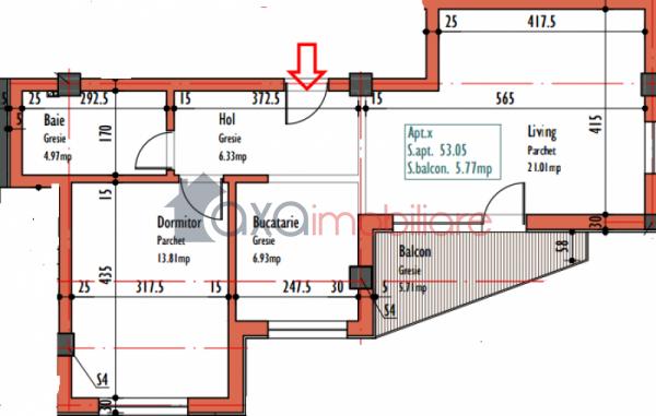 Apartament 2 camere de vanzare in Cluj-napoca, cartier Marasti