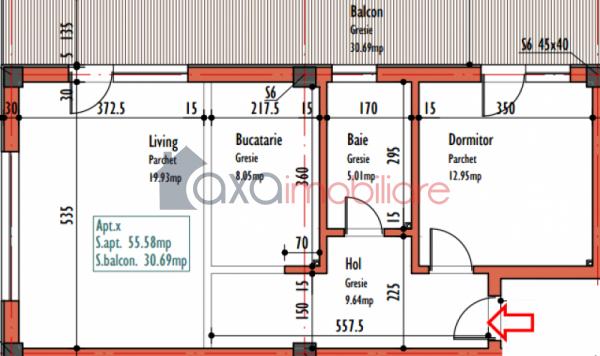 Apartament 2 camere de vanzare in Cluj-napoca, cartier Marasti