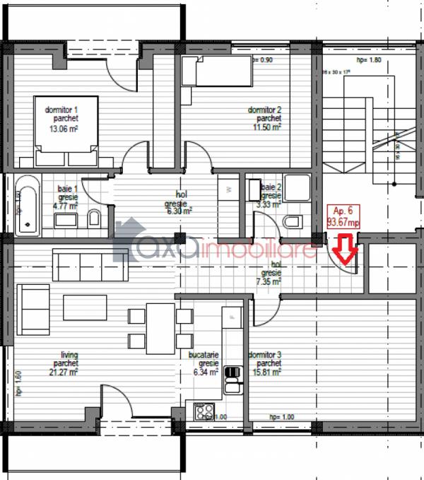 Apartament 4 camere de vanzare in Cluj-napoca, cartier Gheorgheni
