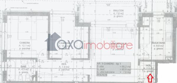 Apartament 3 camere de vanzare in Cluj-napoca, cartier Buna Ziua