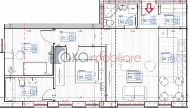 Apartament 3 camere de vanzare in Cluj-napoca, cartier Marasti