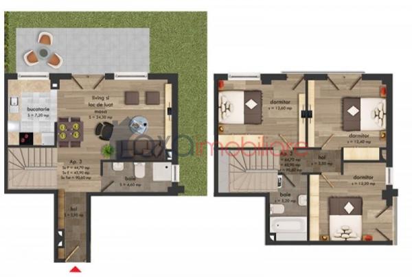 Apartament 4 camere de vanzare in Cluj-napoca, cartier Buna Ziua