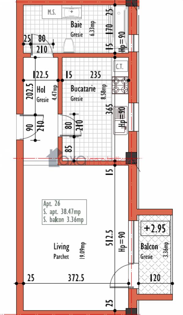 Apartament 1 camere de vanzare in Cluj-napoca, cartier Dambul Rotund