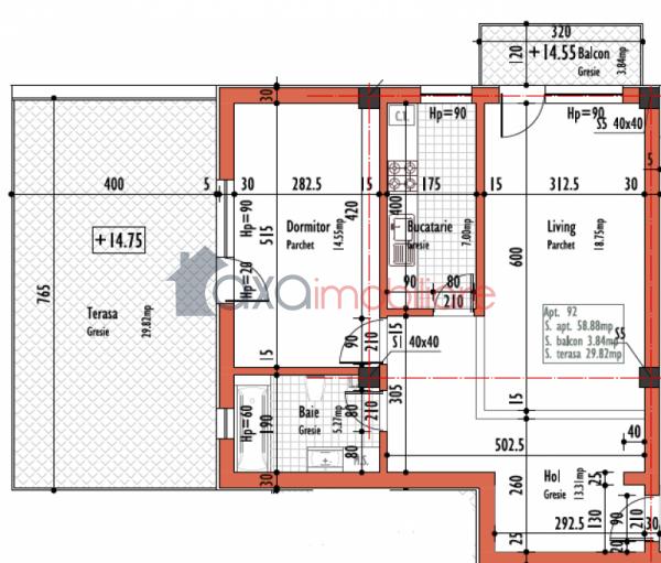 Apartament 2 camere de vanzare in Cluj-napoca, cartier Dambul Rotund