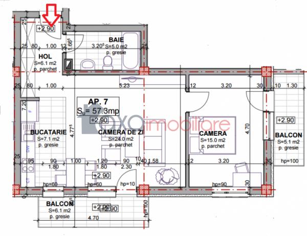 Apartament 2 camere de vanzare in Cluj-napoca, cartier Gheorgheni