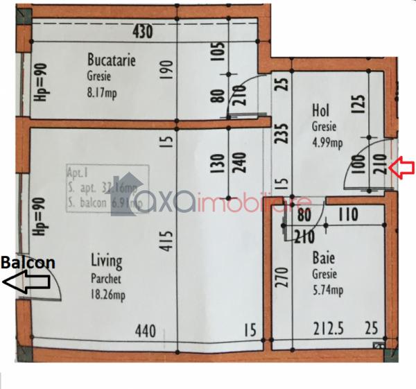Apartament 1 camere de vanzare in Cluj-napoca, cartier Europa