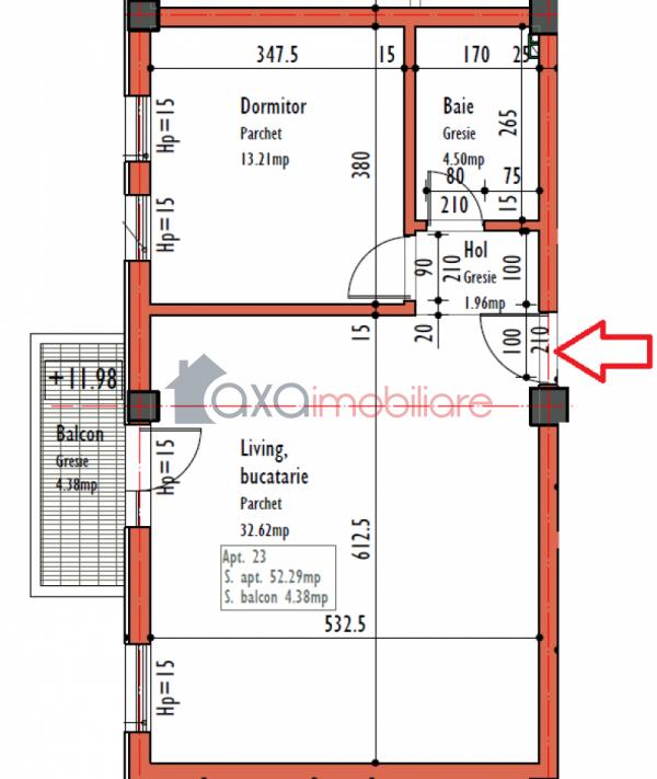 Apartament 2 camere de vanzare in Cluj-napoca, cartier Marasti
