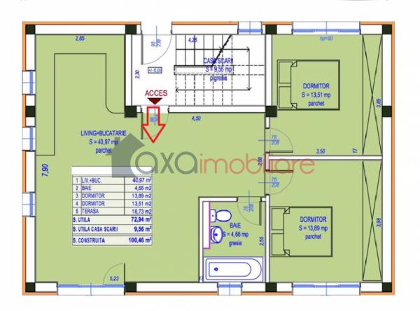 Apartament 3 camere de vanzare in Cluj-napoca, cartier Europa