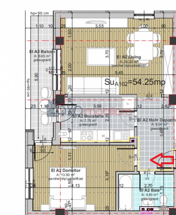 Apartament 2 camere de vanzare in Cluj-napoca, cartier Buna Ziua