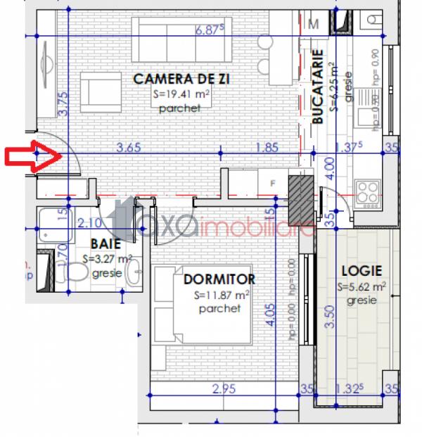 Apartament 2 camere de vanzare in Cluj-napoca, cartier Buna Ziua