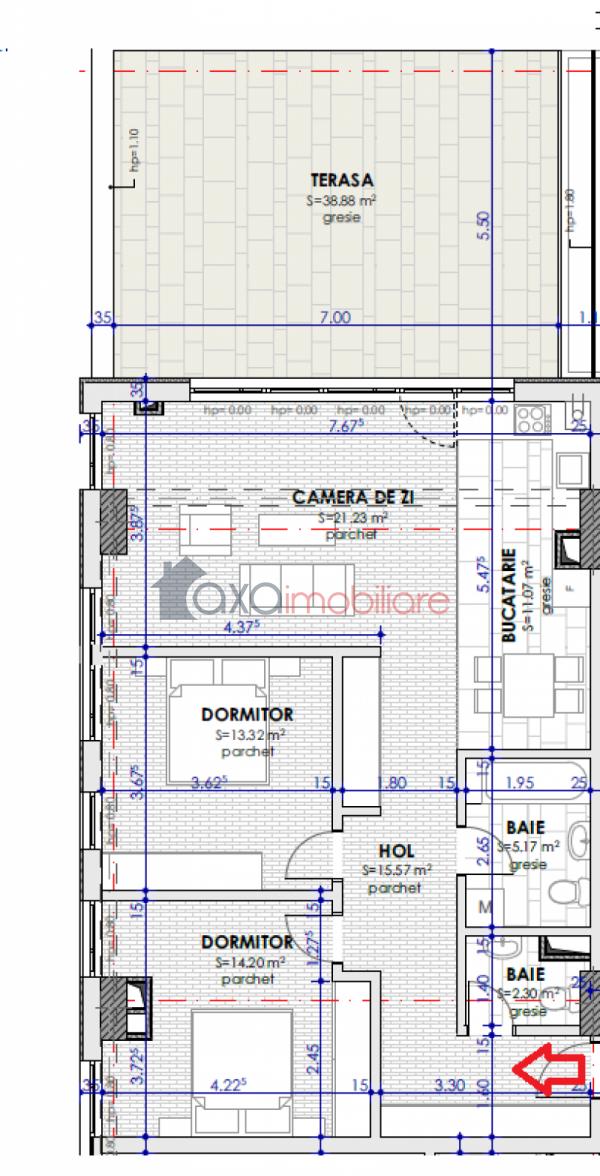 Apartament 3 camere de vanzare in Cluj-napoca, cartier Buna Ziua