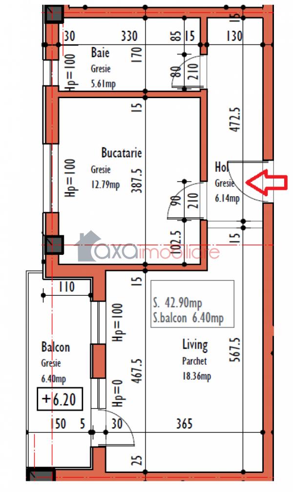 Apartament 1 camere de vanzare in Cluj-napoca, cartier Marasti