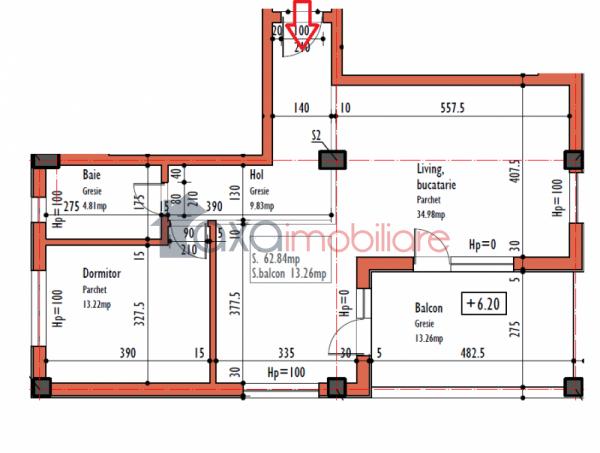 Apartament 2 camere de vanzare in Cluj-napoca, cartier Marasti