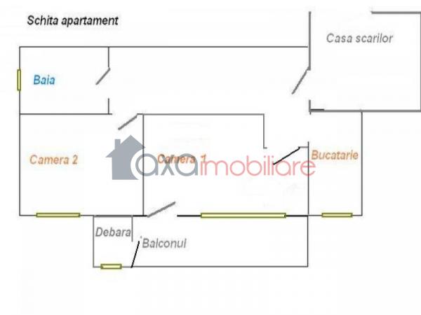 Apartament 2 camere de vanzare