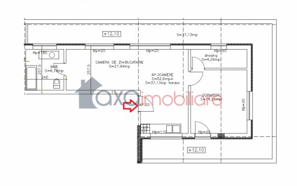 Apartament 2 camere de vanzare in Cluj-napoca, cartier Calea Turzii