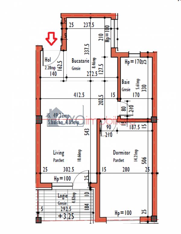 Apartament 2 camere de vanzare in Cluj-napoca, cartier Marasti