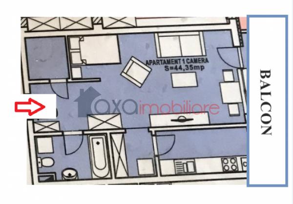 Apartament 1 camere de vanzare in Cluj-napoca, cartier Calea Turzii