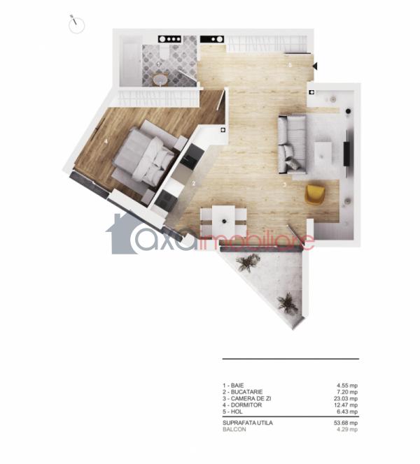 Apartament 2 camere de vanzare in Cluj-napoca, cartier Gheorgheni