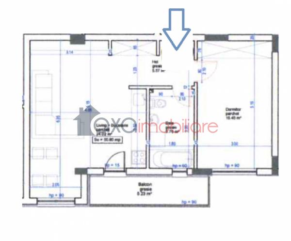 Apartament 2 camere de vanzare in Floresti