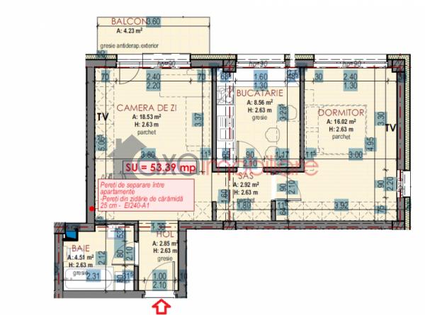 Apartament 2 camere de vanzare in Floresti