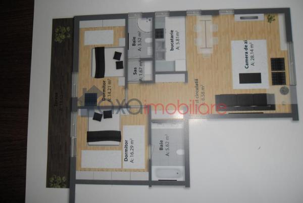 Apartament 4 camere de vanzare in Cluj-napoca, cartier Buna Ziua